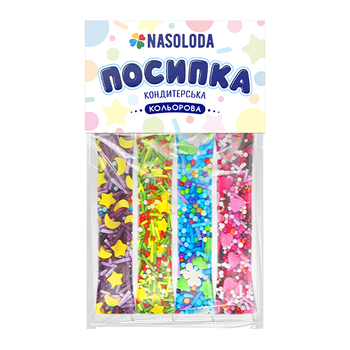 Посыпка цветная в стиках, 24г
